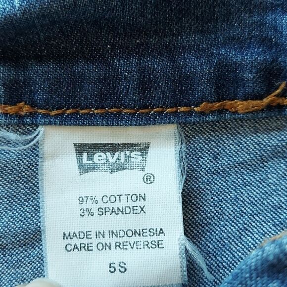 Vintage Levi's Boot Cut Jeans Sz 5S - Picture 8 of 9